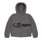 Giacca con cappuccio Trapstar Hyperdrive Grigia