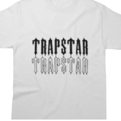 T-shirt Trapstar Esstional Bianca-Nera