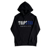 Felpa con cappuccio blu ghiaccio Trapstar Decoded Chenille
