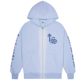 Felpa con cappuccio rosa spray con scritta Trapstar