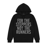 Felpa con cappuccio Steppers – Nero