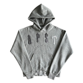 Felpa con cappuccio Trapstar Arch Chenille grigia