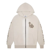 Felpa con cappuccio Trapstar Script Spray Sand