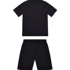 Set corto Trapstar TRP Flame Nero/Rosa