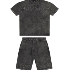 Set di pantaloncini grigi con scritta Trapstar