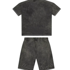Set di pantaloncini grigi con scritta Trapstar