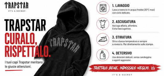 Come lavare i capi Trapstar: guida completa alla cura 2026