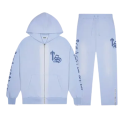 Tuta Trapstar Script Spray Blu