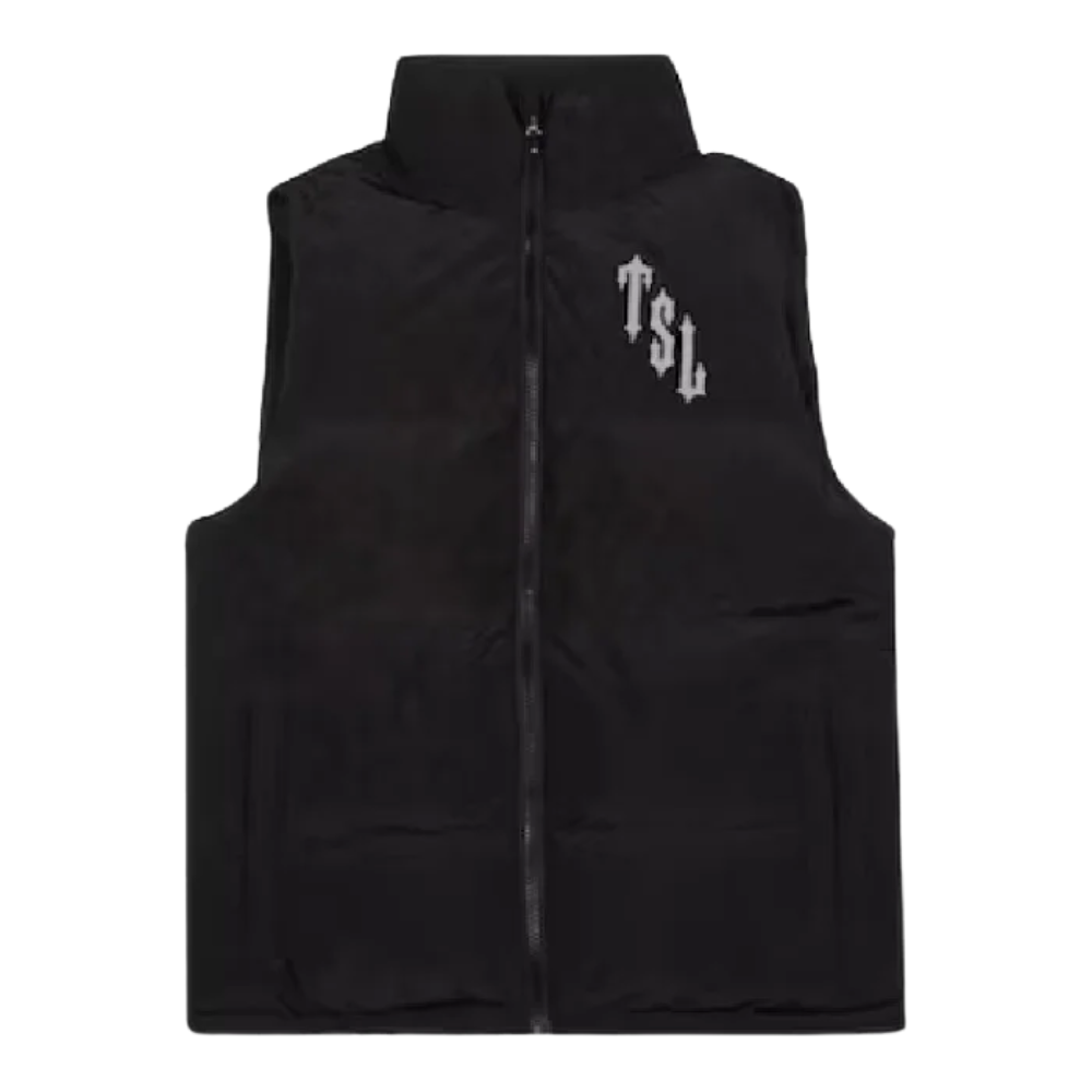 Gilet con Stemma Trapstar Irongate T Nero