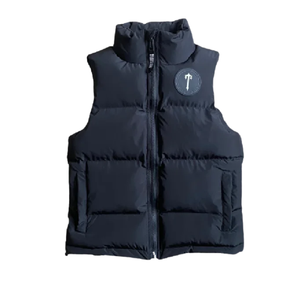Gilet con stemma Trapstar Irongate T nero
